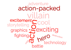 Avengers Infinity War tag cloud