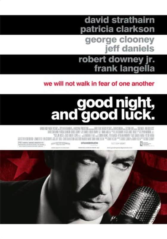good night, and  good luck movie poster
